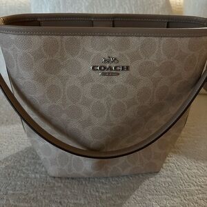 Coach Light Brown Tote Bag